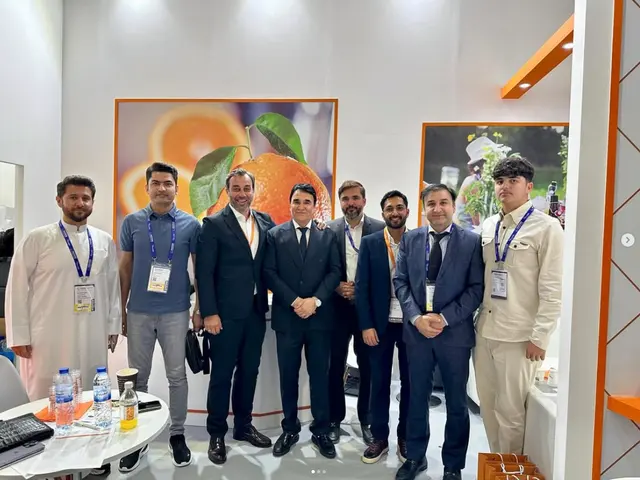 Exhibition booth team