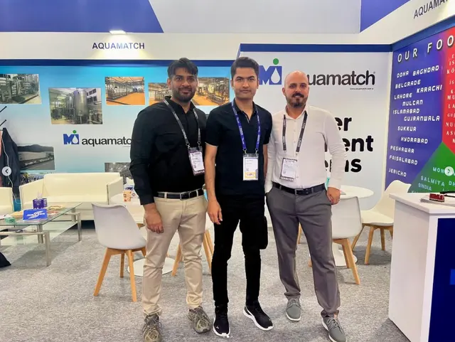 Exhibition booth team